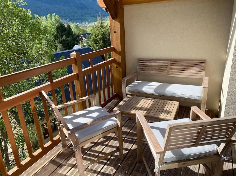 Charmant T4 Duplex Vue Montagne Loudenvielle Eksteriør billede